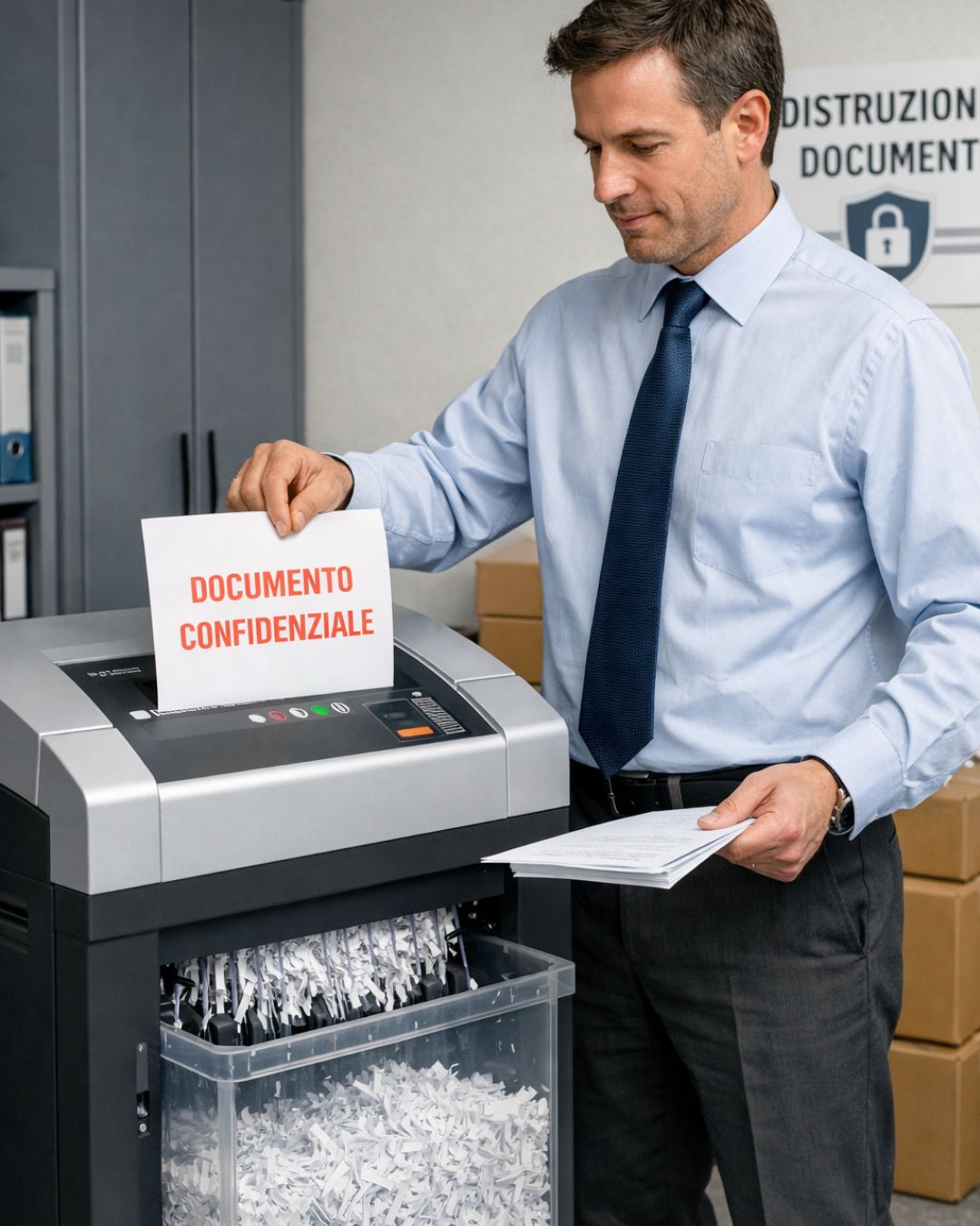 corretta distruzione dati sensibili A.S.A. Trieste